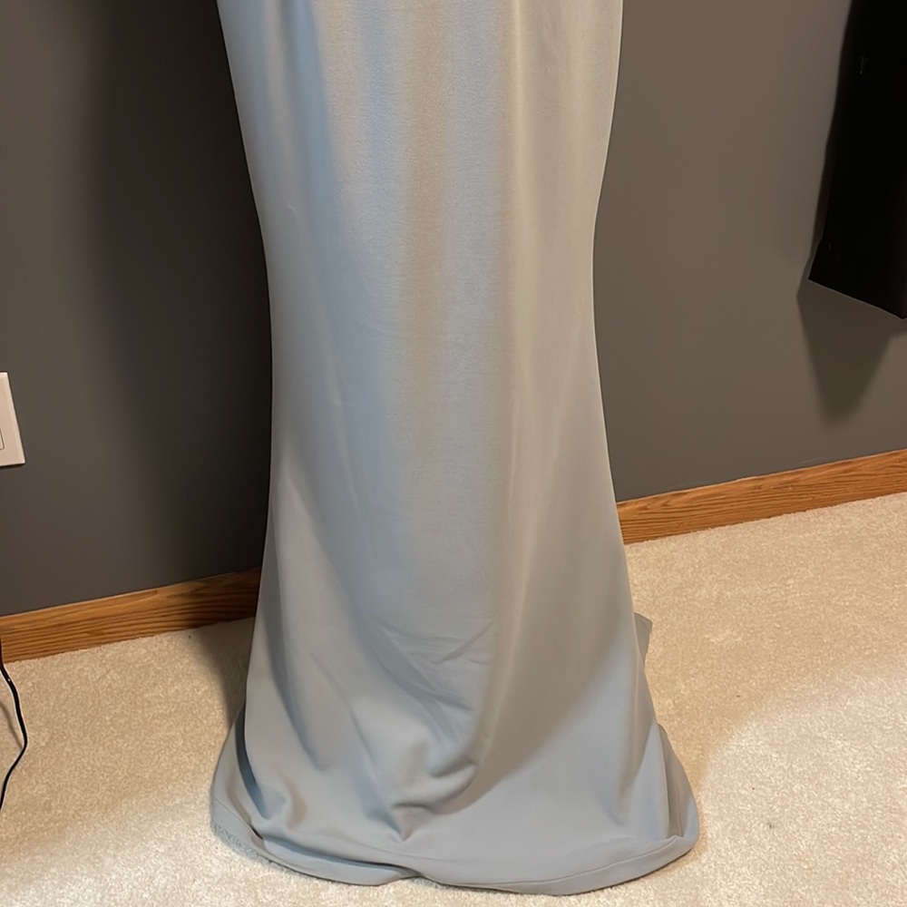 Lulu's Melora Slate Blue Maxi Dress - Picture 4 of 11